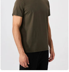 Short-Sleeve Crew Neck Plain Sports T-Shirt