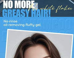 No-rinse Oil-removing Fluffy Gel Dry Shampoo - 4 Flavors