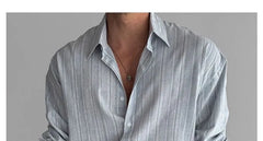 Long-Sleeve Striped Shirt
