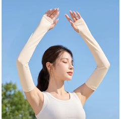 Sun Protection Plain Arm Sleeves