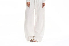 Low Rise Plain Wide Leg Dress Pants