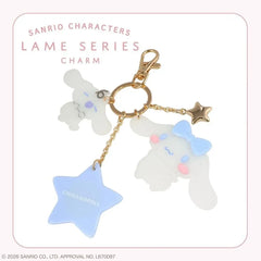 Sanrio Characters Glitter Mirror Bag Charm Cinnamoroll