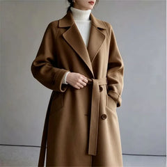 Double-Breasted Long Coat