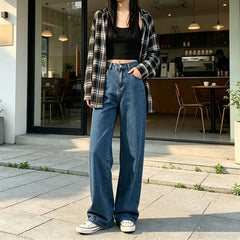 High-Waist Wide-Leg Jeans