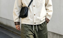 Patchwork Oversized Detroit Jacket