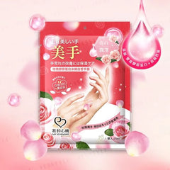 Rose Collagen Whitening Hand Mask 5pcs Bundle Set