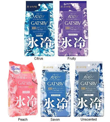 Gatsby Ice Type Deodorant Body Wipes 5pcs Bundle Set