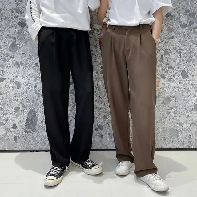 Unisex Straight-Leg Dress Pants