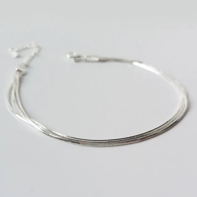 Layered Alloy Bracelet / Anklet