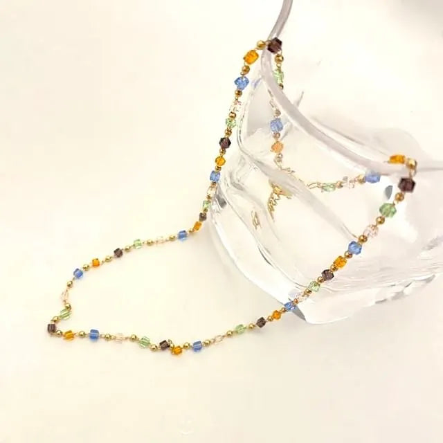 Faux Crystal Necklace