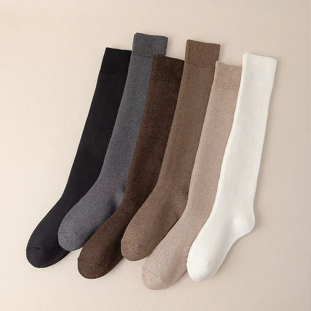 Plain Tall Socks Set