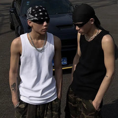 Crewneck Plain Tank Top