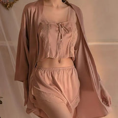 Sleeveless Lace Pajama Top / Bottom / Robe / Set