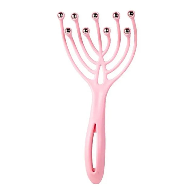 Roller Plastic Head Scalp Massager