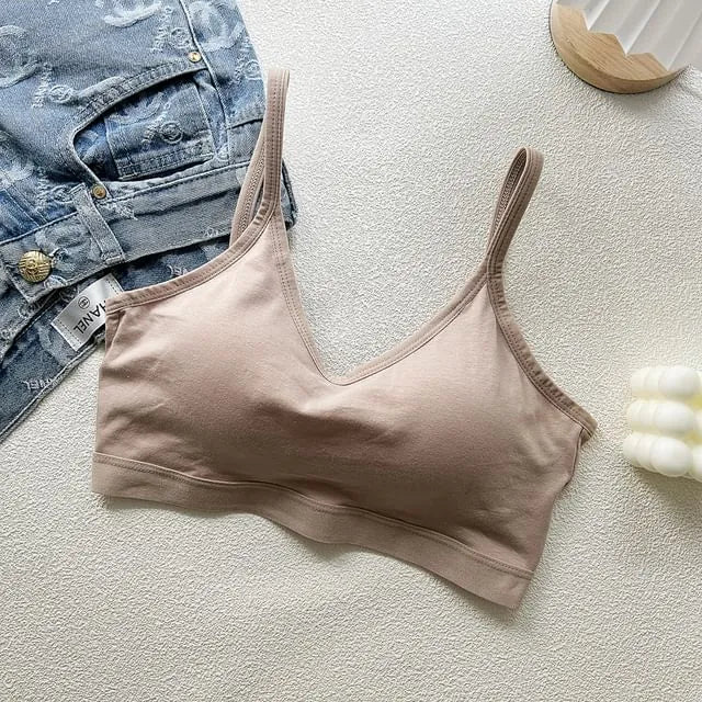 Plain Wireless Bra Top