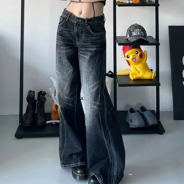 Low Waist Flared Jeans