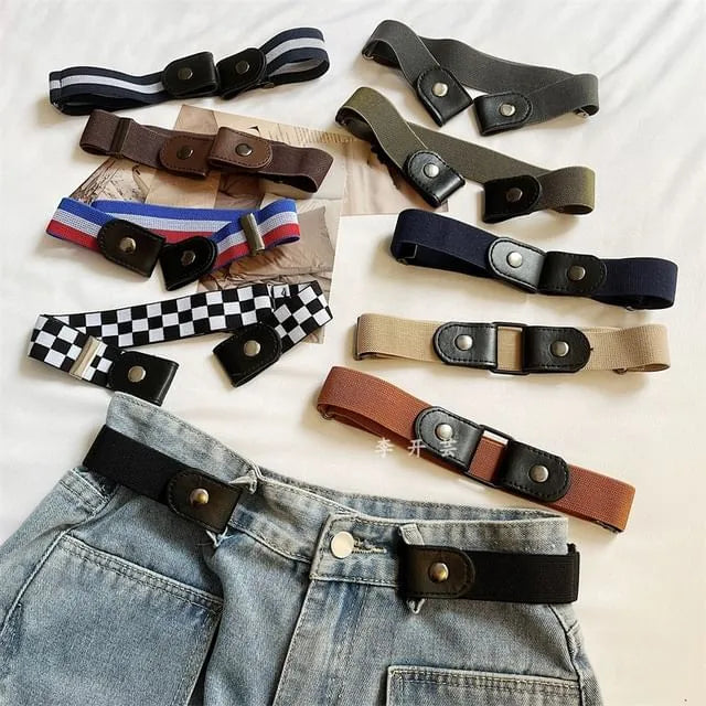 Unisex Lazy Canvas Belt in 12 Colors