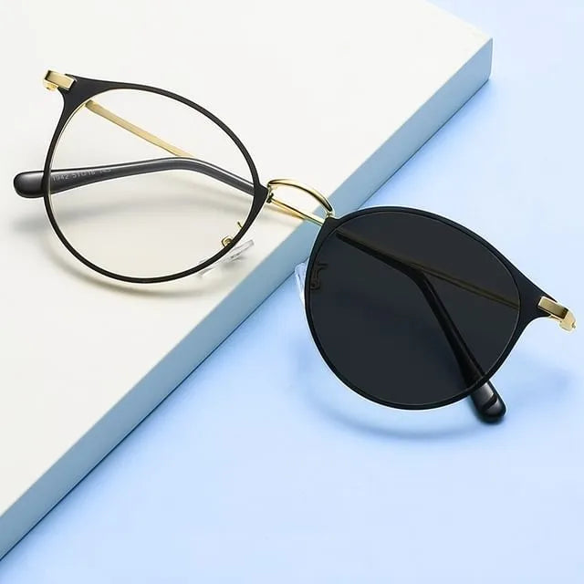 Photochromic Metal Frame Sunglasses