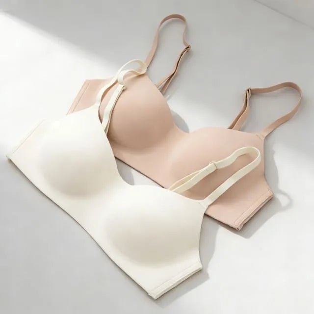 Plain Seamless Wireless Bra