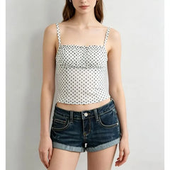 Low Rise Denim Hot Pants