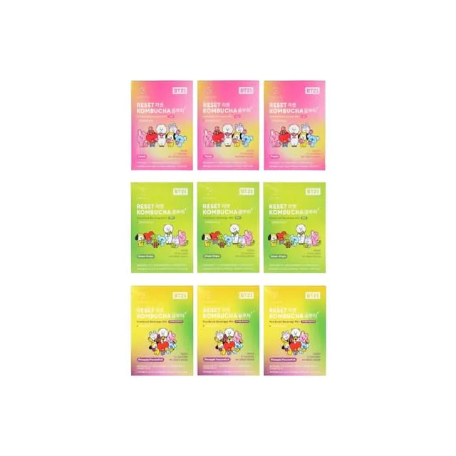 Reset Kombucha BT21 Edition Bundle Set - 3 Types