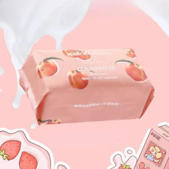Peach Disposable Face Towel