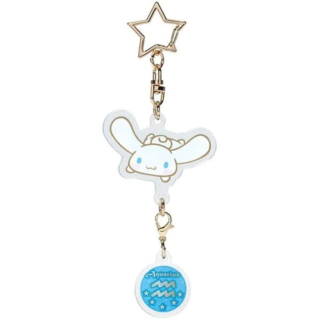 Sanrio Cinnamoroll Acrylic Zodiac Sign Bag Charm (Aquarius)