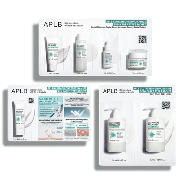 Glutathione Niacinamide Sachet Bundle Set