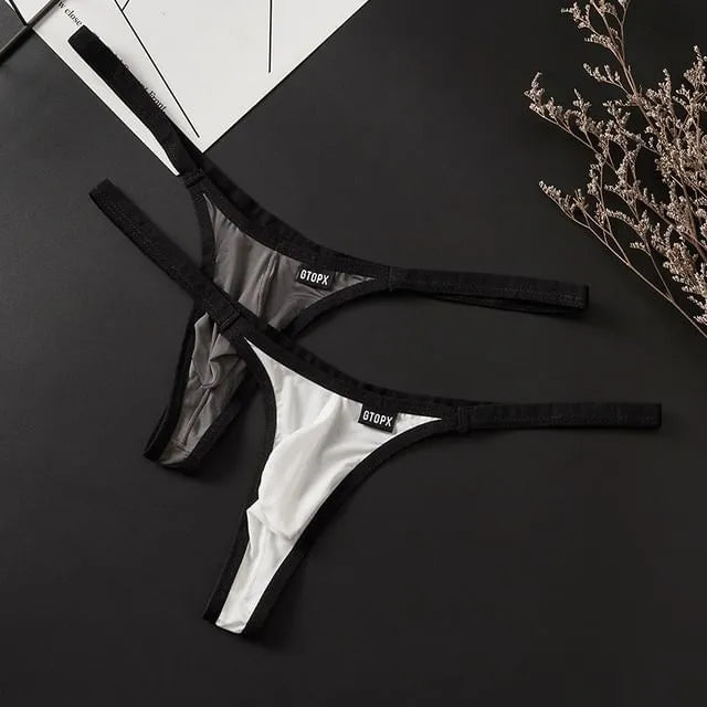 Contrast Trim Thong