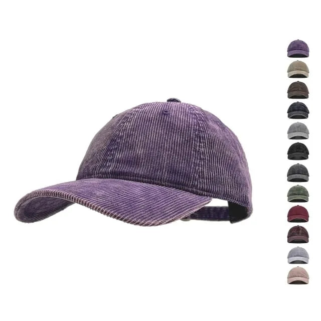 Corduroy Plain Cap