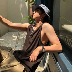 Plain Loose Tank Top