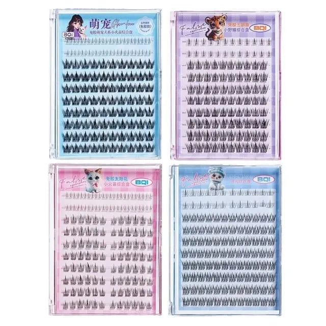 Glue-free Spiky Multipack False Eyelashes Cluster (Various Designs)