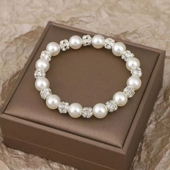 Faux Pearl Beaded Bracelet