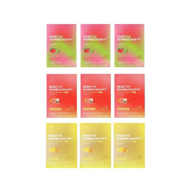 Reset Kombucha Bundle Set - 3 Types