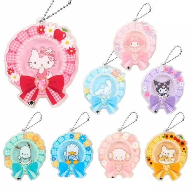 Sanrio Characters Rosette Secret Custom Acrylic Bag Charm (Blind Box)