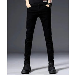 Mid Rise Plain Skinny Jeans