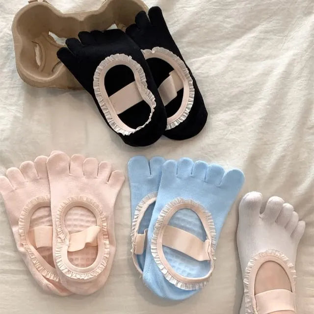 Frill Yoga Toe Socks / Set