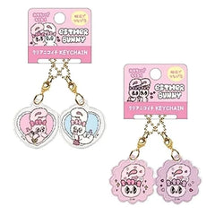 Esther Bunny Character Clear Bag Charm
