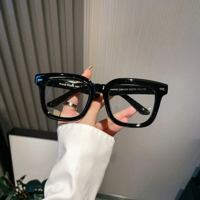Square Thick Frame Blue Light Blocking Glasses