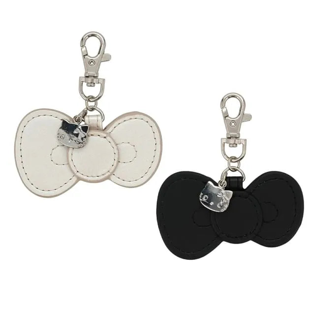 Sanrio Hello Kitty PU Monotone Ribbon Bag Charm