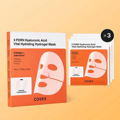 5 PDRN Hyaluronic Acid Vital Hydrating Hydrogel Mask Set