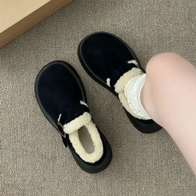 Hidden Wedge Platform Ankle Snow Boots