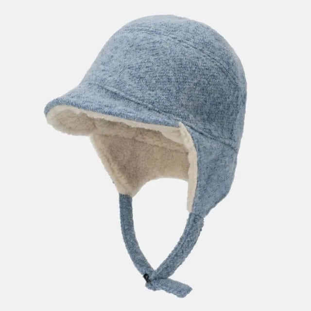 Plain Fleece Lined Trapper Hat