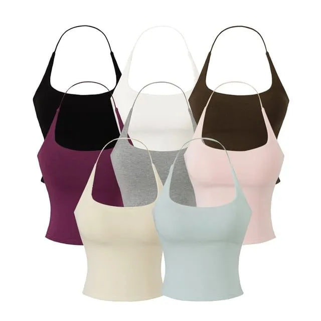 Halter Plain Padded Top