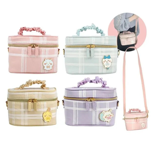 Chiikawa Makeup Bag / Vanity Pouch (Check Series)