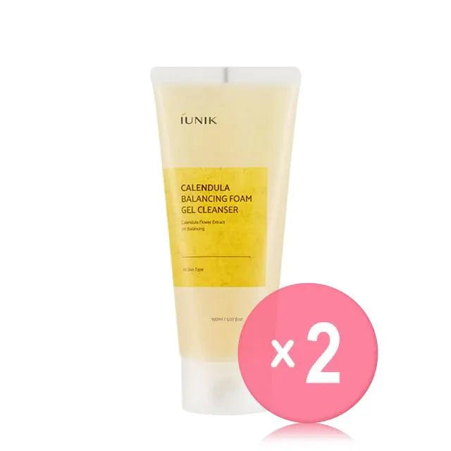 Calendula Balancing Foam Gel Cleanser 2pcs Bundle Set