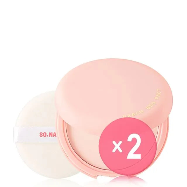 Peach Deo Pact 2pcs Bundle Set