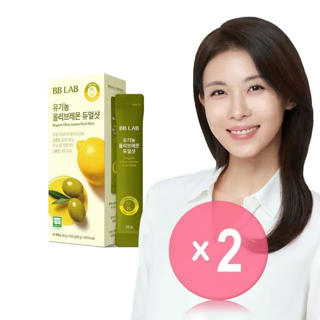 BB LAB Organic Olive Lemon Dual Shot 2pcs Bundle Set