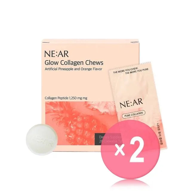 Glow Collagen Chews 2pcs Bundle Set