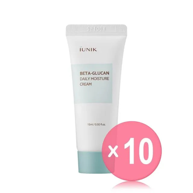 Beta-Glucan Daily Moisture Cream Mini 10pcs Bundle Set